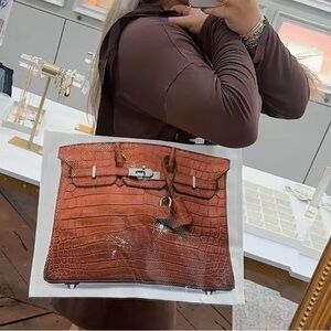 Luxury brown “Wirkin” Tote Bag